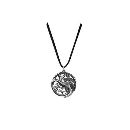 Game of Thrones Targaryen Dragon Die-Cast Pendant Necklace