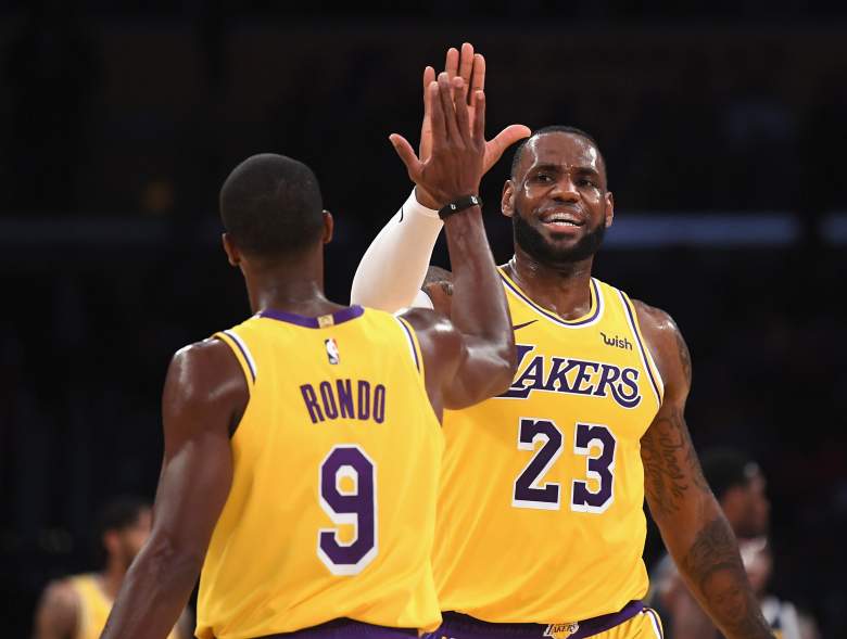 Lakers Lebron James Rajon Rondo Are Nbas Smartest Players Reveals