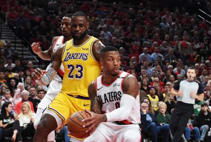 Blazers’ Damian Lillard Makes Shocking Claim About Lakers’ LeBron James