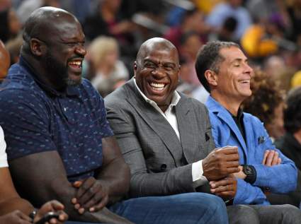 Lakers Legend Magic Johnson Makes WWE Hall of Famer Mark Henry Cry [WATCH]
