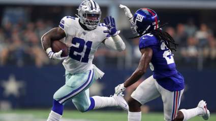 Ezekiel Elliott Busts 10-Yard TD Run vs. Giants [WATCH]