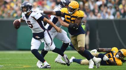 Rashan Gary Bear Hugs Joe Flacco for First Packers Sack [WATCH]