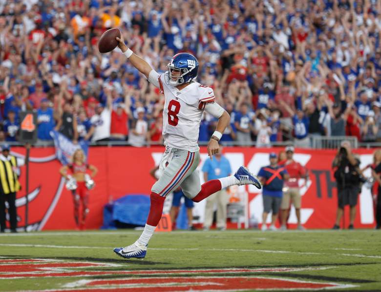 Daniel Jones rallied the New York Giants from 18 points down to win his first start.
