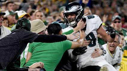 Packers, Eagles Fans Arrested After Brawl in Stands at Lambeau [WATCH]
