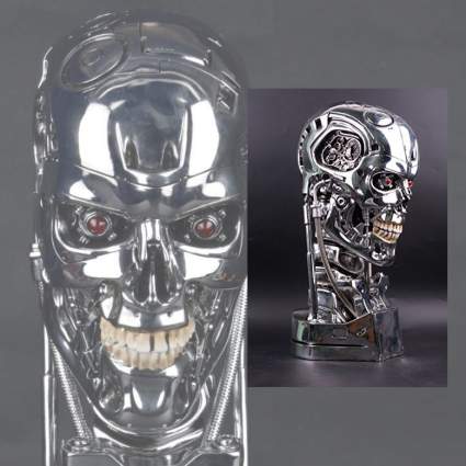 Gmasking Terminator 2 T800 Endoskeleton Skull Bust Statue