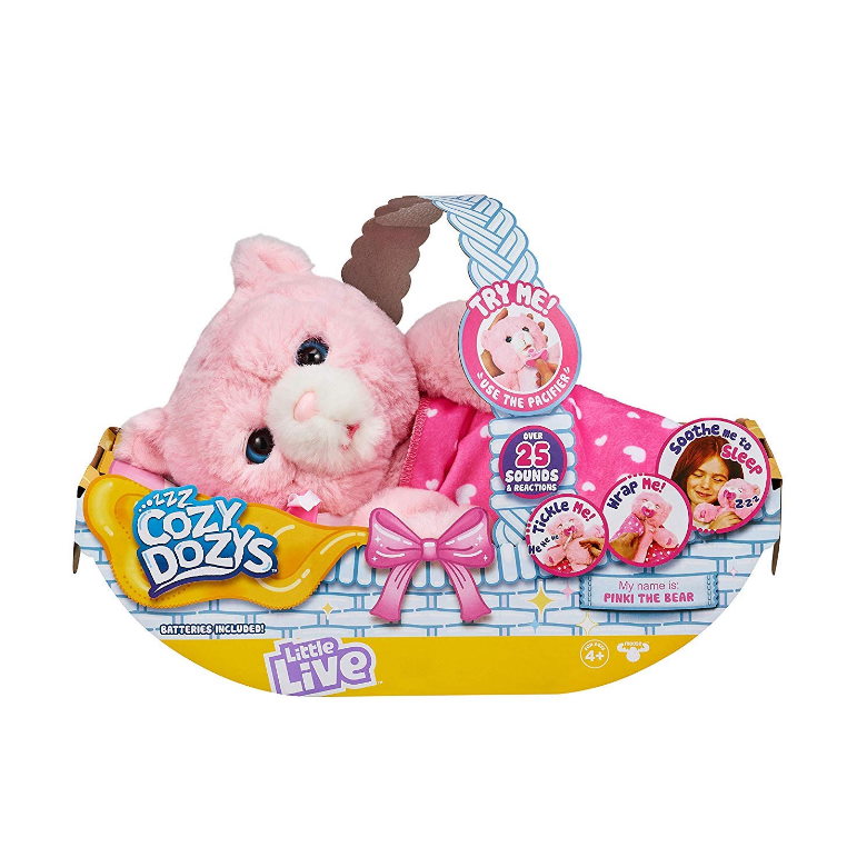 101 Best Toys For 9 Year Old Girls 2022 Heavy Com   Little Live Pets Cozy Dozy Pinki The Bear 