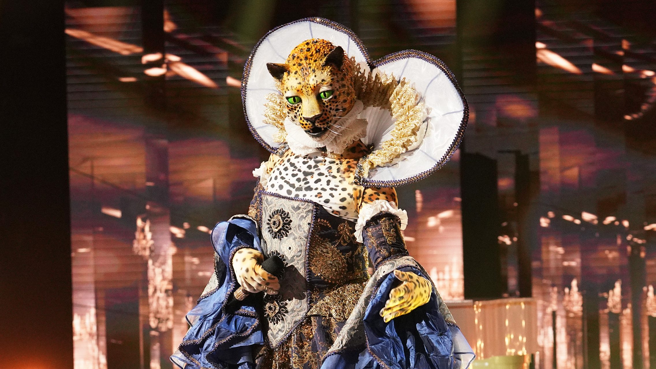 Леопард в шоу маска на НТВ