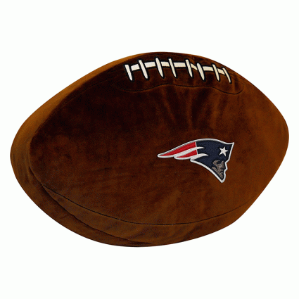 patriots 3d football pillow