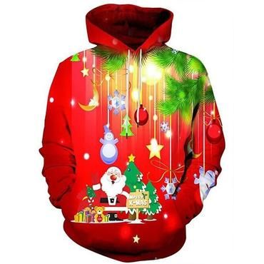 christmas zipper hoodie