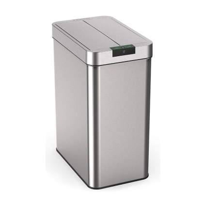 stainless steel touchless trash can