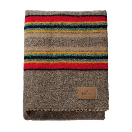 striped pendleton wool blanket