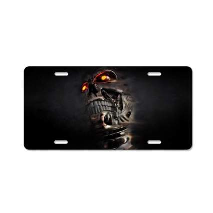 Terminator License Plate Frame with 4 Holes