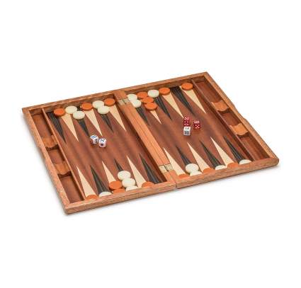 Yellow Mountain Imports Wooden Backgammon Game Set