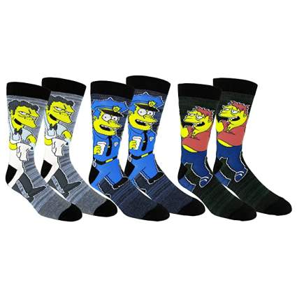 The Simpsons Casual Crew Socks