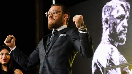 Conor McGregor Licks His Chops for Winner of Diaz-Masvidal