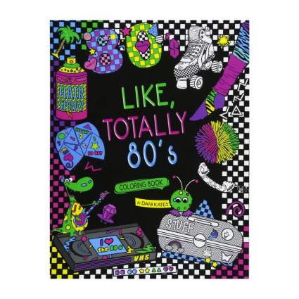 like totally 80s coloring book