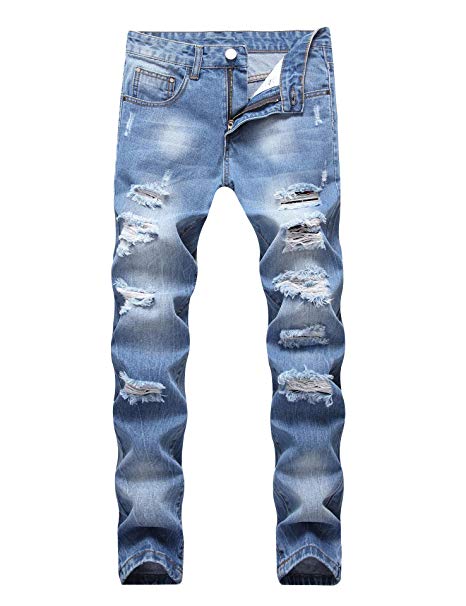 mens tight ripped jeans