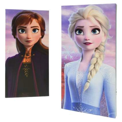 Frozen 2 Anna and Elsa 2-Piece Set with LED Canvas