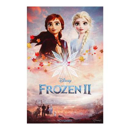 Frozen 2 Autumn Leaves Anna and Elsa Poster