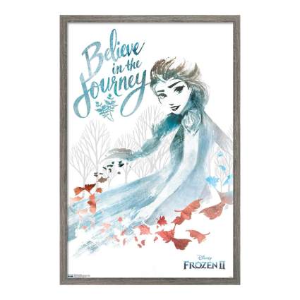 Frozen 2 Beleive in the Journey Elsa Framed Poster