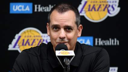 Lakers’ Coach Frank Vogel Praises Rob Pelinka for Strong Roster