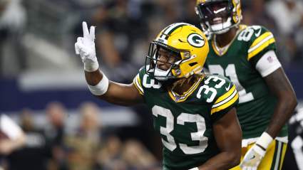Aaron Jones Waves Goodbye to Cowboys, Ties Packers Rushing Record