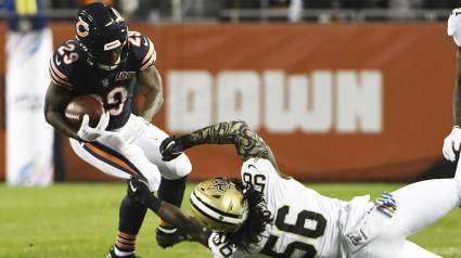 Bears’ Tarik Cohen Has Hilarious Reaction to Saints Trash Talk