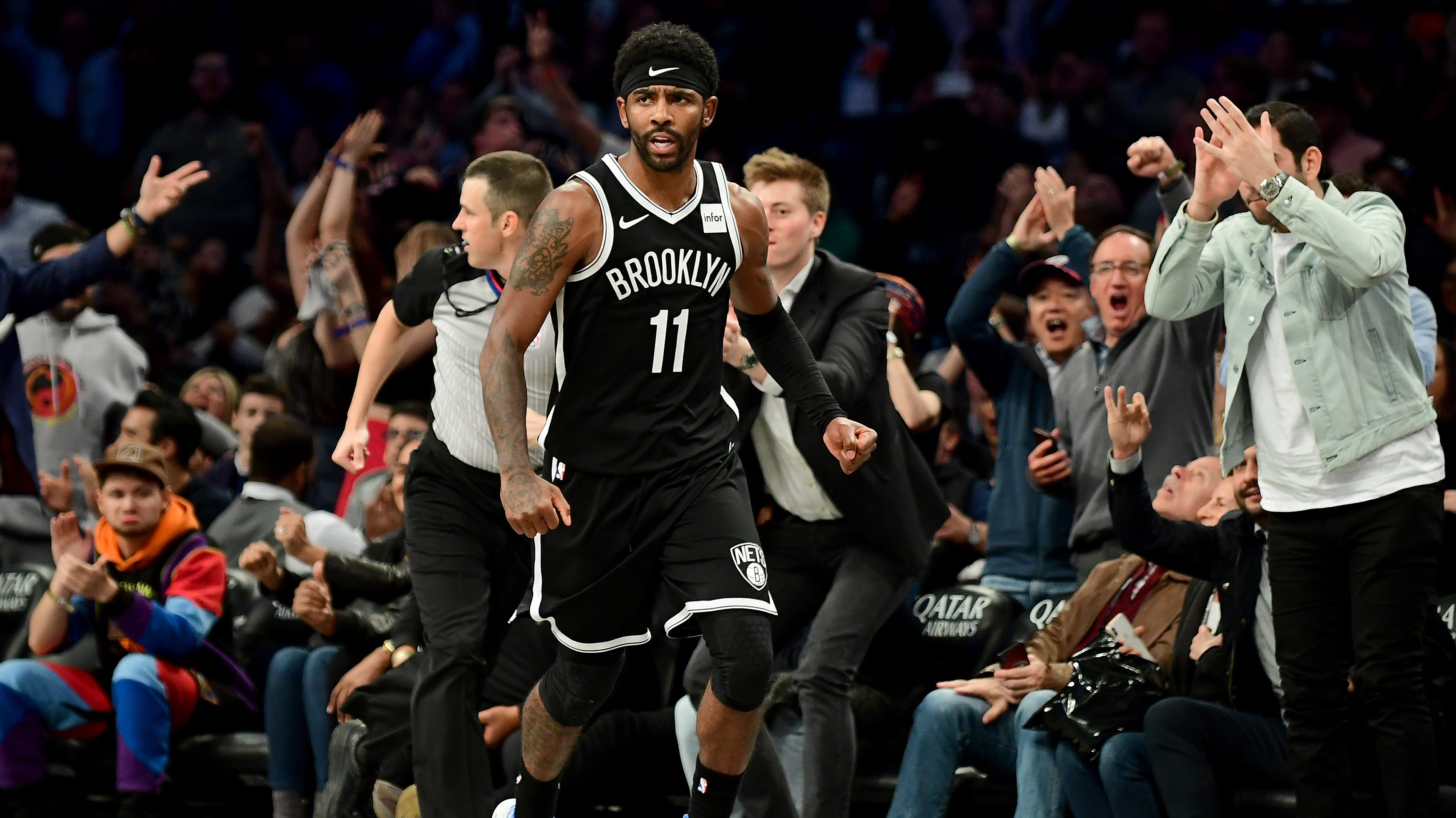 Nets guard Kyrie Irving