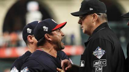 Nationals’ Dave Martinez Ejected for Arguing in World Series [VIDEO]
