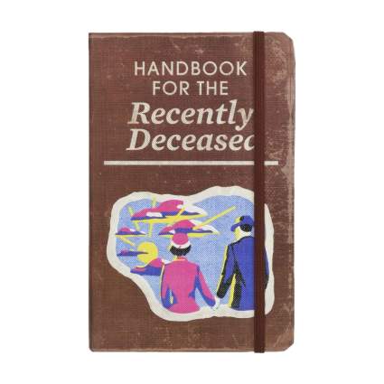 insight editions handbook for the recently deceased notebook