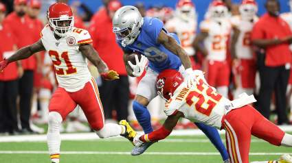 Lions’ Kenny Golladay Flattens Lineman With Block [WATCH]