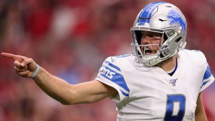 Lions’ Matthew Stafford Poses for Hilarious Bye Week Photo [LOOK]