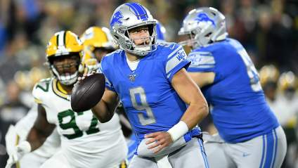 Lions’ Matthew Stafford Comments on Officiating Mistakes