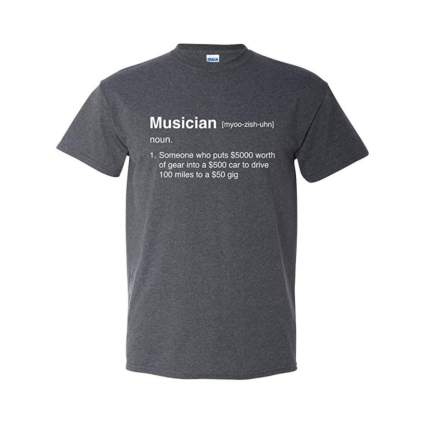 musician definition t-shirt