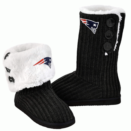patriots womens slippers