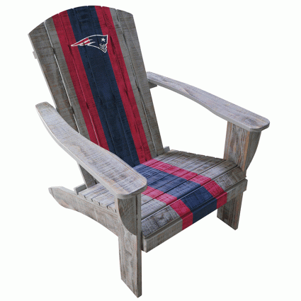 patriots wooden adirondak chair