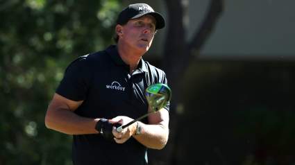 Phil Mickelson Pulls off Ridiculous Golf Shot From Bushes [WATCH]