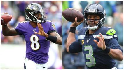 Russell Wilson & Lamar Jackson Battle for NFL’s Top 100 Players Crown
