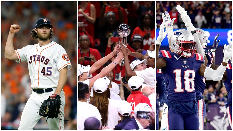 The Astros beat the Rays in Game 5, the Mystics won the WNBA title and the Patriots took down the Giants.