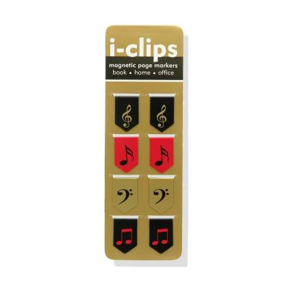 Peter Pauper Press Music i-clips Magnetic Page Markers