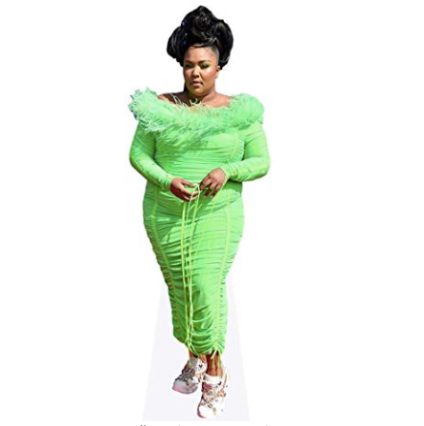 Lizzo (Green Dress) Life Size Cutout