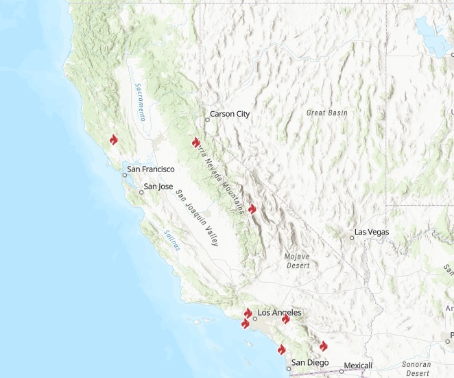California Fire Map: Track Fires Near Me Today [Oct. 24]