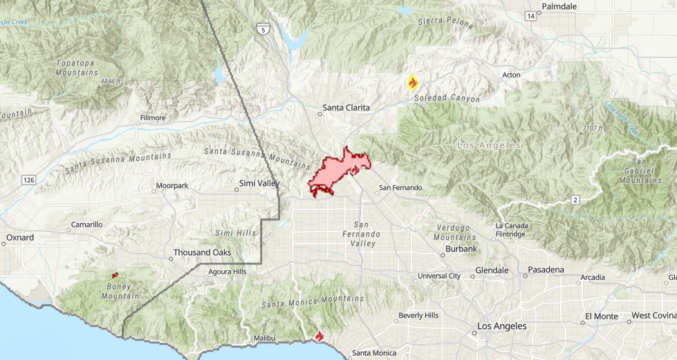 Canyon Country Tick Fire: Maps, Evacuations in Agua Dulce | Heavy.com