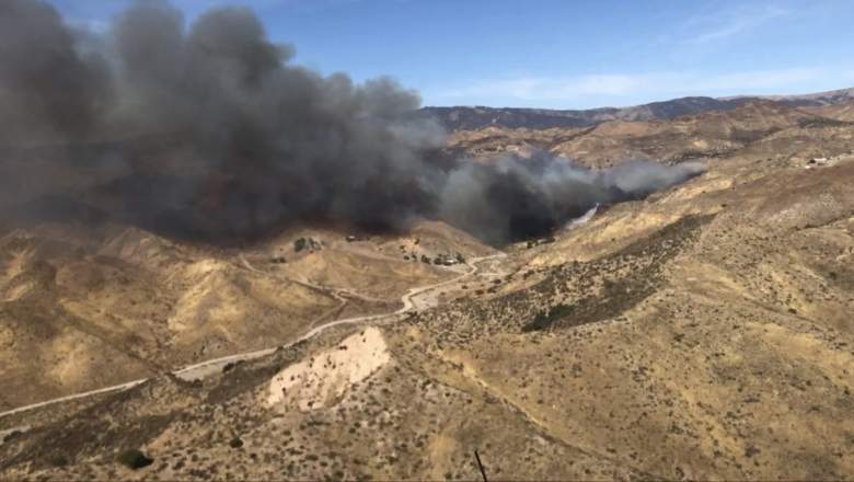 Canyon Country Tick Fire Maps Evacuations In Agua Dulce Heavy Com