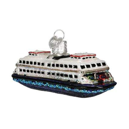seattle ferry old world christmas ornament