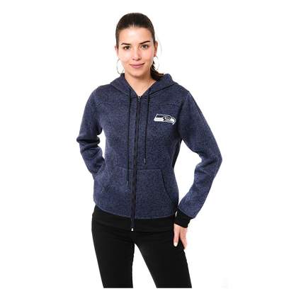 seattle seahawks women's zipper hoodie