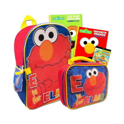 Sesame Street Elmo Backpack Set