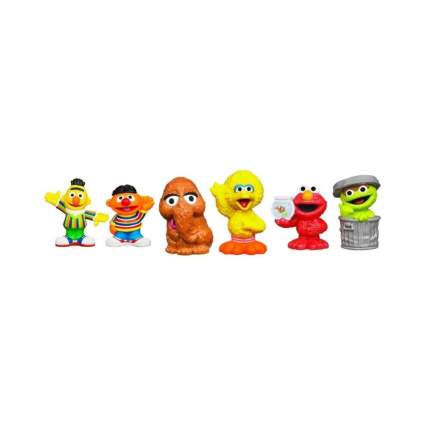Sesame Street Friends Figure Set with Bert, Ernie, Big Bird, Snuffleupagus, Elmo & Oscar