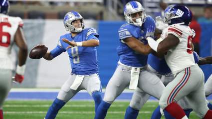 Lions-Giants Line Revealed for Week 8