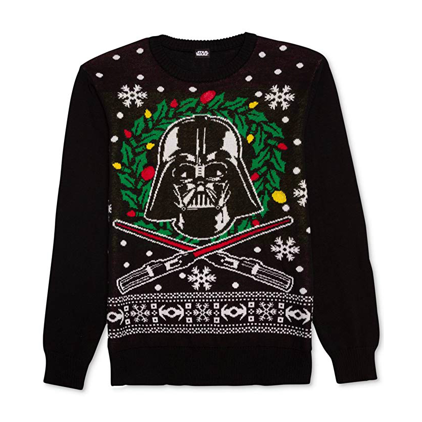 Star Wars Darth Vader Stormtroopers Ugly Christmas Sweater Jolly Face Sweater